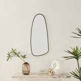 Elodie Black Pebble Wall Mirror - Elodie-Mirror-black-1.jpg