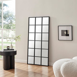 Yoko Black Rectangular Large Window Mirror  - Yoko-Mirror-black-med-2.jpg Yoko Black Rectangular Large Window Mirror  - Yoko-Mirror-black-med-2.jpg