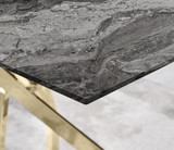 Leonardo Grey Glass Marble Effect Gold Leg Table & 4 Pesaro Gold Leg Chairs - leonardo-grey-marble-4-gold-modern-rectangular-dining-table-3.jpg