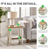 Eden Rectangular Cream and Oak Wooden Side Table - Eden-Side-Info-1.png