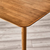 Lynton Rectangular Walnut Effect Solid Wood 6 Seater Dining Table - Lynton-Walnut-Dining-Table-Large-6.jpg