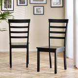 2x Whitby Black Solid Wood Dining Chairs - Whitby-Wood-Dining-Chair-Black-1.jpg