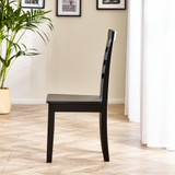 Lynton Large Walnut Colour Wooden Dining Table & 6 Dining Chairs - Whitby.Dining.Chair.Black-5.jpg