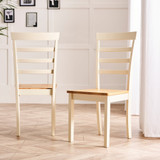 Salcombe Round Wooden Table & 4 Whitby Dining Chairs - Whitby.Dining.Chair.Oak.Cream-1.jpg