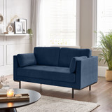 Evelyn Midnight Blue Velvet 2 Seater Sofa - Evelyn-2-Seat-Velvet-Sofa-Navy-1.jpg