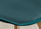 2x Stockholm Scandi Teal Faux Leather and Wood Dining Chairs - Stockholm-Dining-Chair-Teal-7.jpg