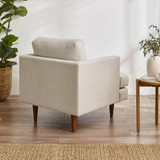 Fleur Cream Recycled Fabric Arm Chair - Fleur-Fabric-Armchair-Cream-3.jpg