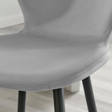 Kady 2x Grey Velvet Black Leg Bar Chair - Kady-Bar-Chair-Grey-Velvet-3.jpg