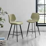 2x Nyla Sage Green Fabric Counter Stools Black Legs - Nyla-Bar-Chair-Sage-Fabric-2.jpg
