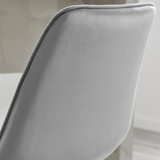 2x Pesaro Grey Velvet Counter Stools Black Legs - Pesaro-Bar-Chair-Grey-Velvet-Black-Legs-4.jpg