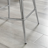 2x Pesaro Black Velvet Bar Stools Silver Legs - Pesaro Bar Chair-Black-Velvet-Silver Legs-5.jpg 2x Pesaro Black Velvet Bar Stools Silver Legs - Pesaro Bar Chair-Black-Velvet-Silver Legs-5.jpg