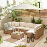 Orlando Beige Rattan & Cream 6 Seat Modular Garden Sofa - ORL-NAT-OUT-SOF-6_2.jpg
