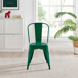 Cotswold Oak Black Leg Dining Table & 6 Colton Metal Chairs - Colton.Dining.Chairs.Green-3v.jpg