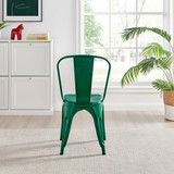 Cotswold Oak Black Leg Dining Table & 6 Colton Metal Chairs - Colton.Dining.Chairs.Green-6v.jpg