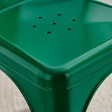 Cotswold Oak Black Leg Dining Table & 6 Colton Metal Chairs - Colton.Dining.Chairs.Green-8v.jpg