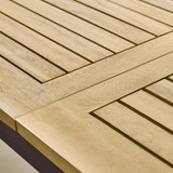 Malva Teak Finish Wood Outdoor Extending 6 - 8 Seat Dining Set  - Malva-Outdoor-Dining-Set-6-8-Seat-Wood-Brown-2025-5.jpg