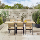 Malva Wood & Black 6-8 Seat Extending Table Garden Dining Set  - MALV-OUT-DIN-SET-6_4.jpg