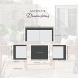 Vitur Acacia Wood Outdoor Sofa Set 4 Seat Natural - Vitur-Infographic-TopDown.jpg Vitur Acacia Wood Outdoor Sofa Set 4 Seat Natural - Vitur-Infographic-TopDown.jpg
