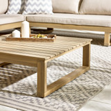 Brisa Teak Effect Wood & Cream 5/6 Seat Garden Sofa Set - BRIS-OUT-SOF-6-NAT-TABLE.jpg
