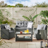 Arizona Grey Rattan 4 Seat Garden Sofa & Chairs Set - Arizona-Outdoor-Sofa-Set-Rattan-Grey-New-2.jpg