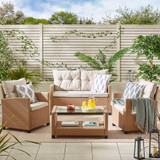 Arizona Beige Rattan 4 Seat Garden Sofa & Chairs Set - Arizona-Outdoor-Sofa-Set-Rattan-Beige-Natural-2.jpg