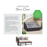 Riviera White Modular 4 Seat Garden Chaise Lounger - Garden - Riviera-Infographic-Cover.jpg