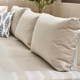 Riviera White Metal Modular 4 Seat Corner Garden Sofa  Day Bed - Riviera-Chaise-Modular-Sofa-White-4.jpg