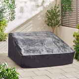 Riviera White Metal Modular 4 Seat Corner Garden Sofa  Day Bed - Riviera-Chaise-Modular-Sofa-White-9.jpg