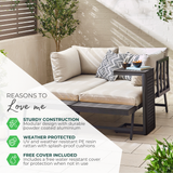 Riviera Grey Modular 4 Seat Garden Chaise Lounger - Garden - RIVIERA-INFOGRAPHIC-USP-2025.png