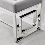 Cambridge Chrome Metal & Grey Velvet Upholstered Luxury Bench - cambridge-grey-velvet-silver-chrome-legs-modern-luxury-classical-metal-bench-seat-5.jpg Cambridge Chrome Metal & Grey Velvet Upholstered Luxury Bench - cambridge-grey-velvet-silver-chrome-legs-modern-luxury-classical-metal-bench-seat-5.jpg