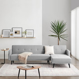 Oscar Grey Fabric L-Shaped Sofa Bed - Oscar-L-shaped-sofa-bed-light-grey-fabric-1.jpg