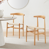 2x Lugar Solid Beech Wooden Rope Dining Chairs - Lugar-Beech-Wood-Din-Chair-Lead-cream-CROP.png