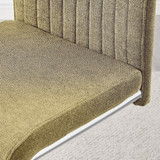 2x Lorenzo Sage Green Fabric Dining Chairs Silver Legs - Lorenzo-Dining-Chair-Sage-Green-Fabric-Sliver-Leg-7.jpg