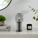 Hattie Smoked Glass & Silver Industrial Dimmable Table Lamp - Hattie-Silver-Table-Lamp-2.jpg