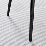 Novara 100cm Round Black Leg Dining Table & 2 Corona Black Leg Chairs - Corona-grey-black-dining-chair-7.jpg