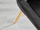 Novara 100cm Round Black Leg Dining Table & 2 Pesaro Gold Leg Chairs - Pesaro-Gold-black-dining-chair (8).jpg