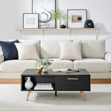 Ivala Rectangular 1 Drawer Storage Black and Copper Coffee Table - Ivala-coffee-table-2-.jpg