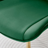 Novara 100cm Round Gold Leg Dining Table & 2 Pesaro Gold Leg Chairs - Pesaro-green-gold-dining-chair-6.jpg