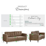 Jolene Brown Faux Leather 3 Seater Sofa - NEW-Infographics_Sofa_Jolene_Leather3Seater.jpg