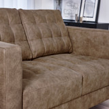 Jolene Brown Faux Leather 2 Seater Sofa - Jolene-Brown-Leather-2-Seater-5.jpg