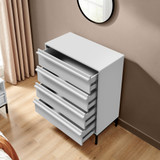 Svit Off White 4 Drawer Tall Chest of Drawers - Svit-Grey-White-chest-of-drawers-3.jpg Svit Off White 4 Drawer Tall Chest of Drawers - Svit-Grey-White-chest-of-drawers-3.jpg
