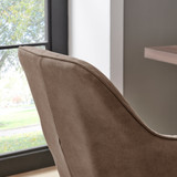 Booker Brown Faux Leather Swivel Office Chair - Booker-office-chair-brown-7.jpg
