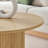 Penrose Round Oak Effect Wood Pedestal Coffee Table - Penrose-coffee-table-oak-4.jpg