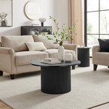 Penrose Round Black Wood Pedestal Coffee Table - Penrose-coffee-table-black-2.jpg