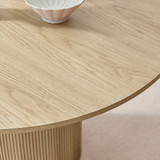 Penrose Oak Round Dining Table & 4 Tan Delta Chairs - Penrose-dining-table-oak-4.jpg