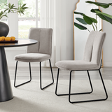 Penrose Oak Round Dining Table & 4 Halle Chairs - Halle-Light-Grey-New-Crop-Hero.png