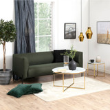 Alissa Marble Glass & Gold Leg Round Coffee Table - Alissa-Coffee-Table-Round-White-Marble-Top-1.jpg