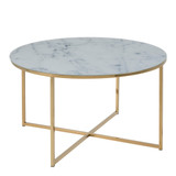 Alissa Marble Glass & Gold Leg Round Coffee Table - Alissa-Coffee-Table-Round-White-Marble-Top-3.jpg