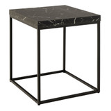 Baron Square Black Marble Effect Side Table - Baron-Coffee-Table-Black-40cm-3.jpg