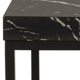 Baron Square Black Marble Effect Side Table - Baron-Coffee-Table-Black-40cm-5.jpg